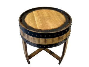 Quarter Bourbon Barrel Side Table